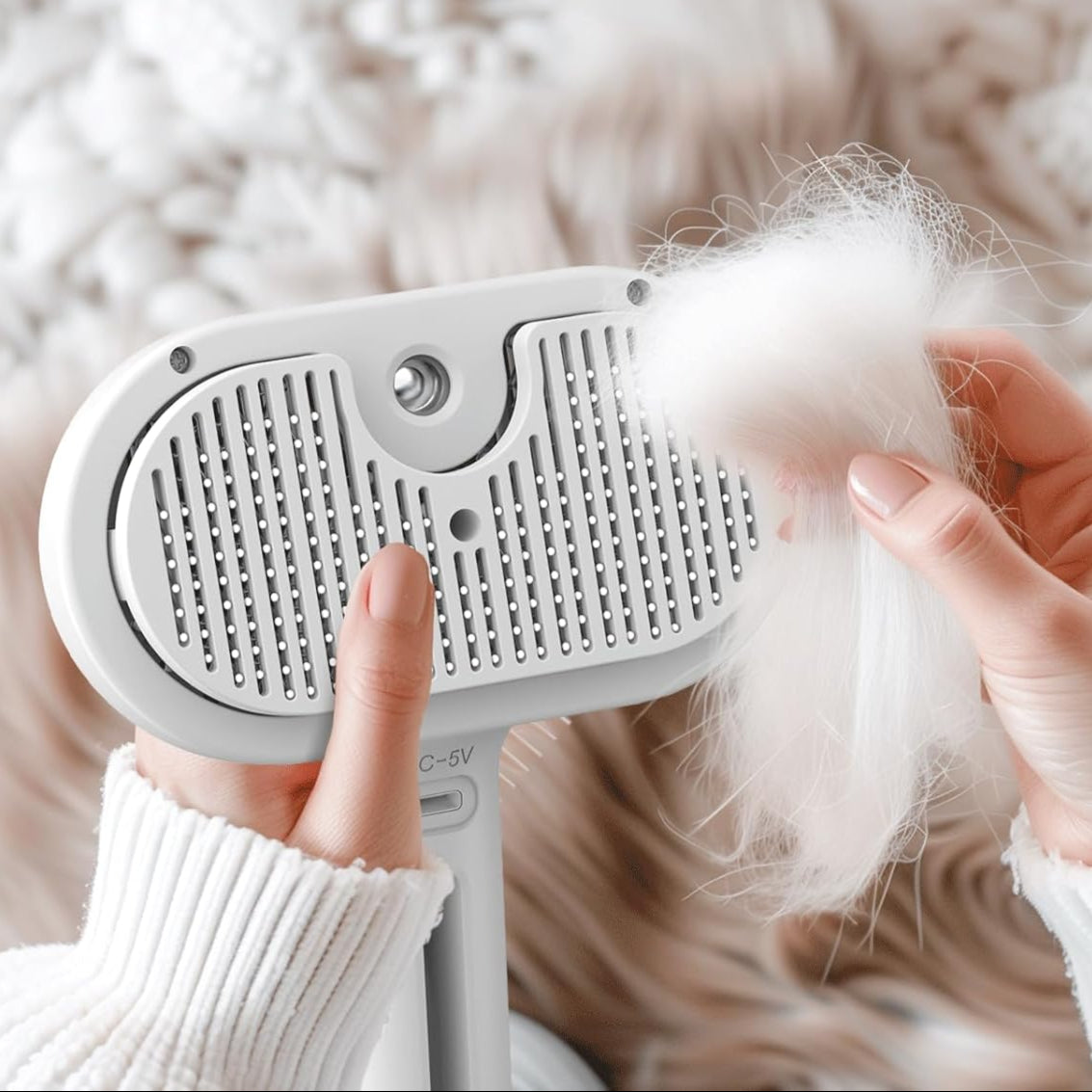 KittyCoves™ 3-In-1 Grooming Steam Brush