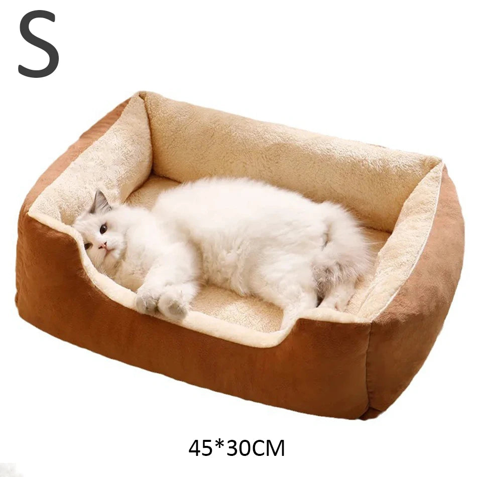 KittyCoves™ Square Cat Bed