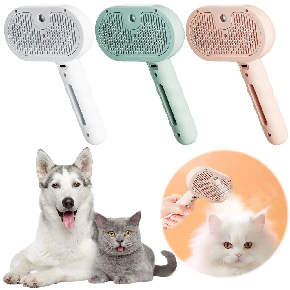 KittyCoves™ 3-In-1 Grooming Steam Brush