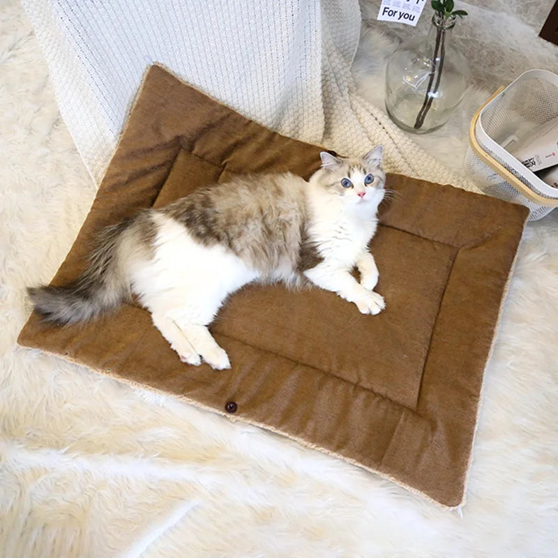 KittyCoves™ Foldable Warm Cat Bed
