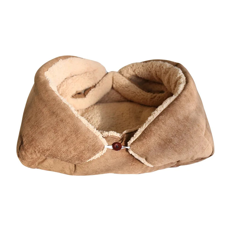 KittyCoves™ Foldable Warm Cat Bed