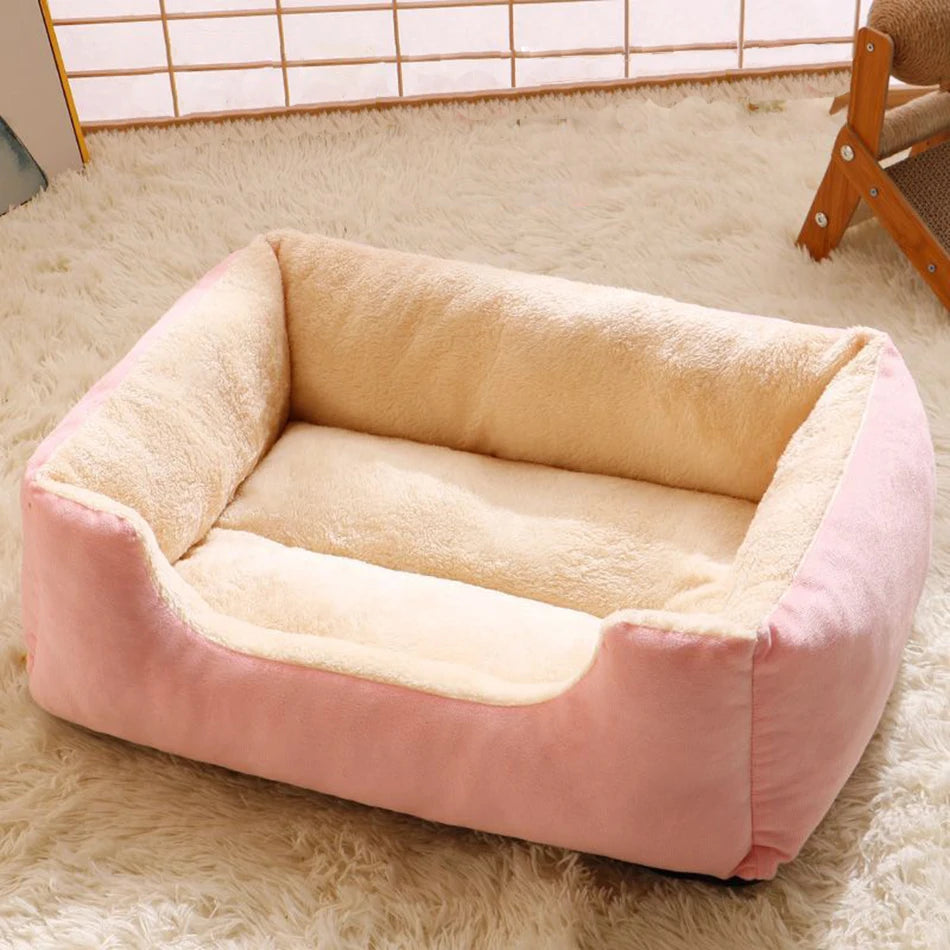 KittyCoves™ Square Cat Bed