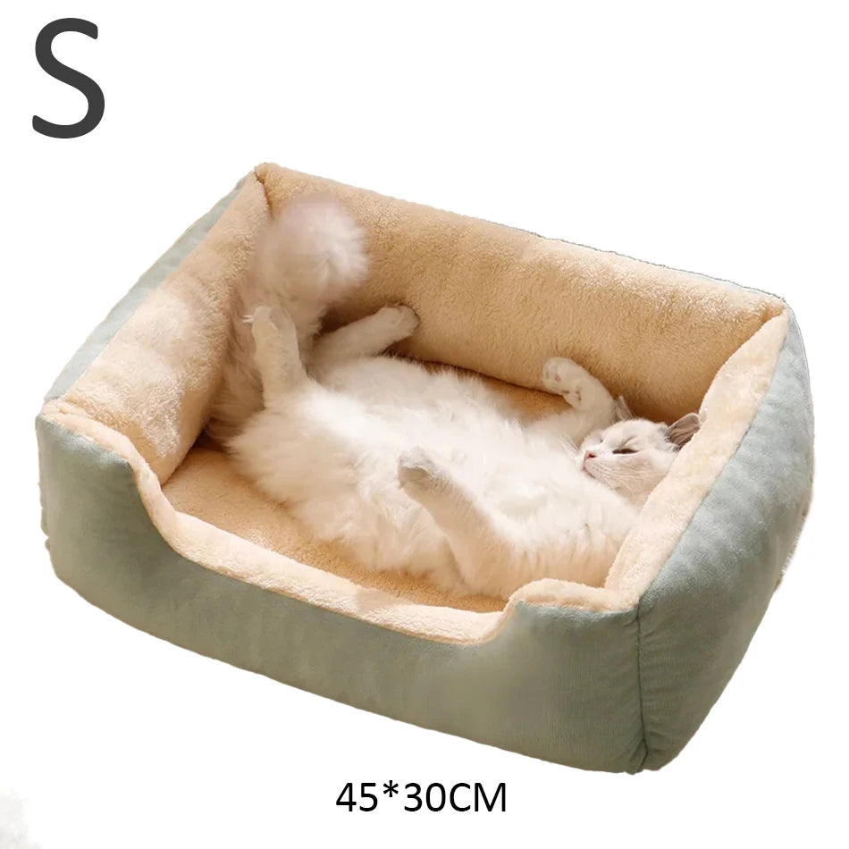 KittyCoves™ Square Cat Bed